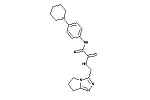 N-(6,7-dihydro-5H-pyrrolo[2,1-c][1,2,4]triazol-3-ylmethyl)-N'-(4-piperidinophenyl)oxamide