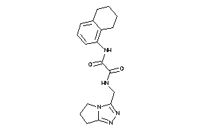 N-(6,7-dihydro-5H-pyrrolo[2,1-c][1,2,4]triazol-3-ylmethyl)-N'-tetralin-5-yl-oxamide