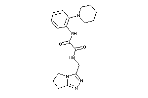 N-(6,7-dihydro-5H-pyrrolo[2,1-c][1,2,4]triazol-3-ylmethyl)-N'-(2-piperidinophenyl)oxamide