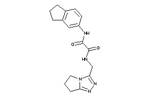 N-(6,7-dihydro-5H-pyrrolo[2,1-c][1,2,4]triazol-3-ylmethyl)-N'-indan-5-yl-oxamide