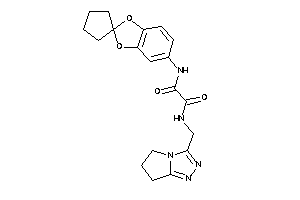 N-(6,7-dihydro-5H-pyrrolo[2,1-c][1,2,4]triazol-3-ylmethyl)-N'-spiro[1,3-benzodioxole-2,1'-cyclopentane]-5-yl-oxamide