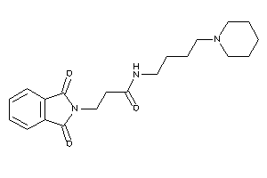 3-phthalimido-N-(4-piperidinobutyl)propionamide