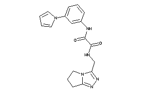 N-(6,7-dihydro-5H-pyrrolo[2,1-c][1,2,4]triazol-3-ylmethyl)-N'-(3-pyrrol-1-ylphenyl)oxamide