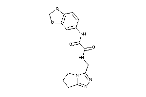 N'-(1,3-benzodioxol-5-yl)-N-(6,7-dihydro-5H-pyrrolo[2,1-c][1,2,4]triazol-3-ylmethyl)oxamide