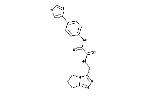 N-(6,7-dihydro-5H-pyrrolo[2,1-c][1,2,4]triazol-3-ylmethyl)-N'-(4-thiazol-4-ylphenyl)oxamide