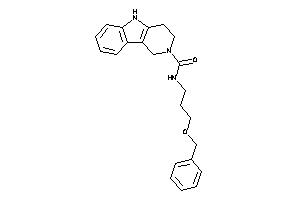 N-(3-benzoxypropyl)-1,3,4,5-tetrahydropyrido[4,3-b]indole-2-carboxamide