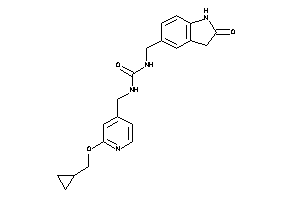 1-[[2-(cyclopropylmethoxy)-4-pyridyl]methyl]-3-[(2-ketoindolin-5-yl)methyl]urea