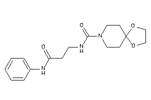 N-(3-anilino-3-keto-propyl)-1,4-dioxa-8-azaspiro[4.5]decane-8-carboxamide