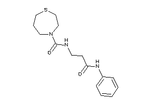 Image of N-(3-anilino-3-keto-propyl)-1,4-thiazepane-4-carboxamide