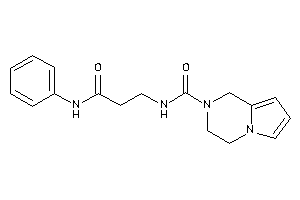 N-(3-anilino-3-keto-propyl)-3,4-dihydro-1H-pyrrolo[1,2-a]pyrazine-2-carboxamide