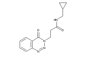 N-(cyclopropylmethyl)-3-(4-keto-1,2,3-benzotriazin-3-yl)propionamide