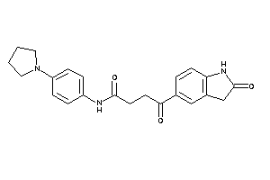 4-keto-4-(2-ketoindolin-5-yl)-N-(4-pyrrolidinophenyl)butyramide