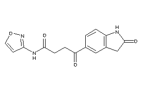 N-isoxazol-3-yl-4-keto-4-(2-ketoindolin-5-yl)butyramide