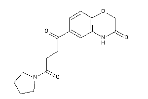 1-(3-keto-4H-1,4-benzoxazin-6-yl)-4-pyrrolidino-butane-1,4-dione