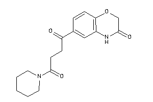 1-(3-keto-4H-1,4-benzoxazin-6-yl)-4-piperidino-butane-1,4-dione