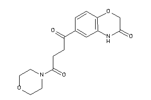 1-(3-keto-4H-1,4-benzoxazin-6-yl)-4-morpholino-butane-1,4-dione