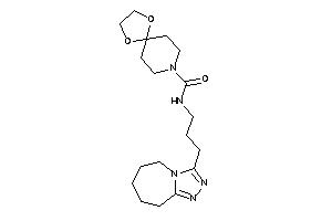 N-[3-(6,7,8,9-tetrahydro-5H-[1,2,4]triazolo[4,3-a]azepin-3-yl)propyl]-1,4-dioxa-8-azaspiro[4.5]decane-8-carboxamide