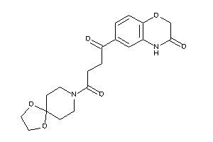 1-(1,4-dioxa-8-azaspiro[4.5]decan-8-yl)-4-(3-keto-4H-1,4-benzoxazin-6-yl)butane-1,4-dione