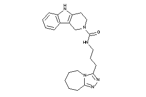 N-[3-(6,7,8,9-tetrahydro-5H-[1,2,4]triazolo[4,3-a]azepin-3-yl)propyl]-1,3,4,5-tetrahydropyrido[4,3-b]indole-2-carboxamide