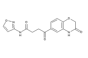 N-isoxazol-3-yl-4-keto-4-(3-keto-4H-1,4-benzoxazin-6-yl)butyramide