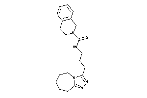 N-[3-(6,7,8,9-tetrahydro-5H-[1,2,4]triazolo[4,3-a]azepin-3-yl)propyl]-3,4-dihydro-1H-isoquinoline-2-carboxamide