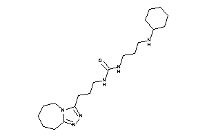 1-[3-(cyclohexylamino)propyl]-3-[3-(6,7,8,9-tetrahydro-5H-[1,2,4]triazolo[4,3-a]azepin-3-yl)propyl]urea