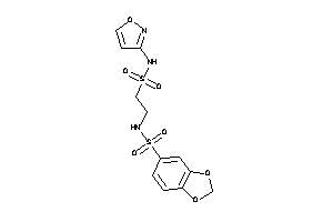 N-[2-(isoxazol-3-ylsulfamoyl)ethyl]-1,3-benzodioxole-5-sulfonamide