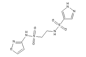 Image of N-[2-(isoxazol-3-ylsulfamoyl)ethyl]-1H-pyrazole-4-sulfonamide