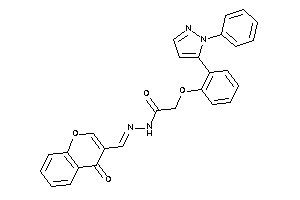 N-[(4-ketochromen-3-yl)methyleneamino]-2-[2-(2-phenylpyrazol-3-yl)phenoxy]acetamide