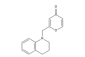 Image of 2-(3,4-dihydro-2H-quinolin-1-ylmethyl)pyran-4-one