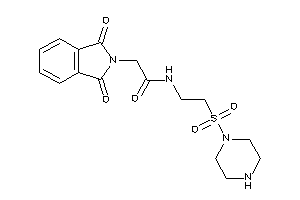 2-phthalimido-N-(2-piperazinosulfonylethyl)acetamide