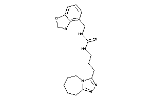 1-(1,3-benzodioxol-4-ylmethyl)-3-[3-(6,7,8,9-tetrahydro-5H-[1,2,4]triazolo[4,3-a]azepin-3-yl)propyl]urea