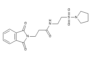 3-phthalimido-N-(2-pyrrolidinosulfonylethyl)propionamide