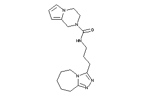 N-[3-(6,7,8,9-tetrahydro-5H-[1,2,4]triazolo[4,3-a]azepin-3-yl)propyl]-3,4-dihydro-1H-pyrrolo[1,2-a]pyrazine-2-carboxamide