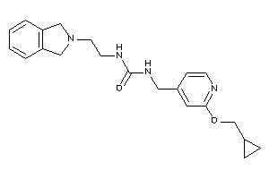 1-[[2-(cyclopropylmethoxy)-4-pyridyl]methyl]-3-(2-isoindolin-2-ylethyl)urea