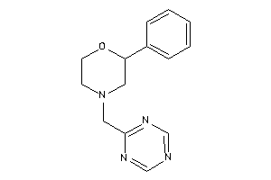 2-phenyl-4-(s-triazin-2-ylmethyl)morpholine