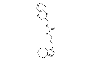 1-(2,3-dihydro-1,4-benzodioxin-3-ylmethyl)-3-[3-(6,7,8,9-tetrahydro-5H-[1,2,4]triazolo[4,3-a]azepin-3-yl)propyl]urea