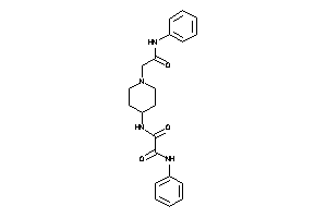 N-[1-(2-anilino-2-keto-ethyl)-4-piperidyl]-N'-phenyl-oxamide