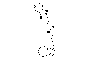 1-(1H-benzimidazol-2-ylmethyl)-3-[3-(6,7,8,9-tetrahydro-5H-[1,2,4]triazolo[4,3-a]azepin-3-yl)propyl]urea