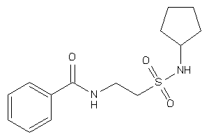 N-[2-(cyclopentylsulfamoyl)ethyl]benzamide