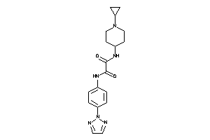 N-(1-cyclopropyl-4-piperidyl)-N'-[4-(triazol-2-yl)phenyl]oxamide