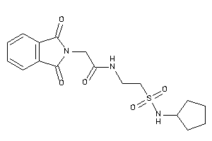 N-[2-(cyclopentylsulfamoyl)ethyl]-2-phthalimido-acetamide