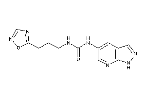 1-[3-(1,2,4-oxadiazol-5-yl)propyl]-3-(1H-pyrazolo[3,4-b]pyridin-5-yl)urea