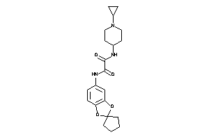 N-(1-cyclopropyl-4-piperidyl)-N'-spiro[1,3-benzodioxole-2,1'-cyclopentane]-5-yl-oxamide