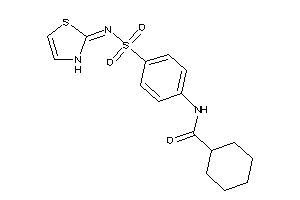 N-[4-(4-thiazolin-2-ylideneamino)sulfonylphenyl]cyclohexanecarboxamide