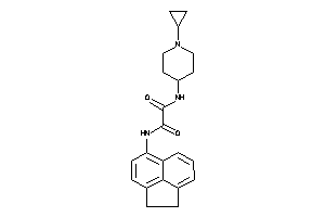 N'-acenaphthen-5-yl-N-(1-cyclopropyl-4-piperidyl)oxamide