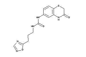 1-(3-keto-4H-1,4-benzothiazin-6-yl)-3-[3-(1,2,4-oxadiazol-5-yl)propyl]urea