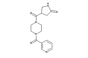 4-(4-nicotinoylpiperazine-1-carbonyl)-2-pyrrolidone