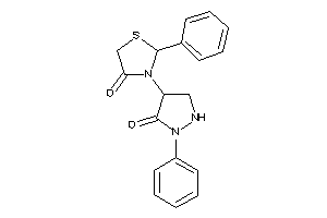 3-(5-keto-1-phenyl-pyrazolidin-4-yl)-2-phenyl-thiazolidin-4-one