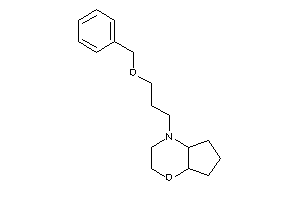 4-(3-benzoxypropyl)-3,4a,5,6,7,7a-hexahydro-2H-cyclopenta[b][1,4]oxazine